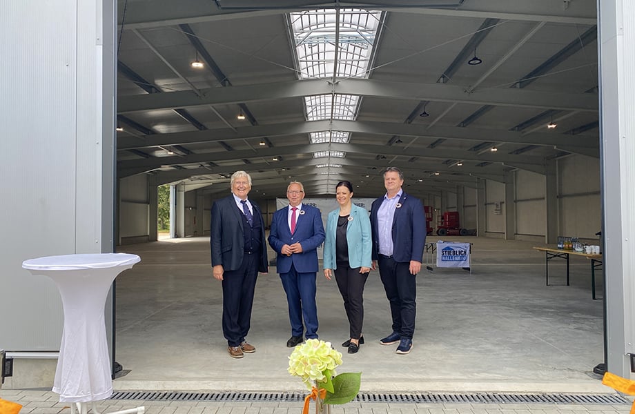 Leichtbauhalle MAZ Mühlengeez Einweihung